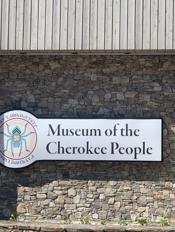 Museum of the Cherokee People Entrance in Cherokee, NC