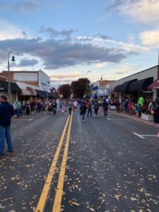 Main street in the fall