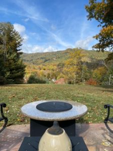 firepit foliage at the andon reid