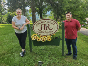 Peter and Brenda, Innkeepers at the Andon-Reid